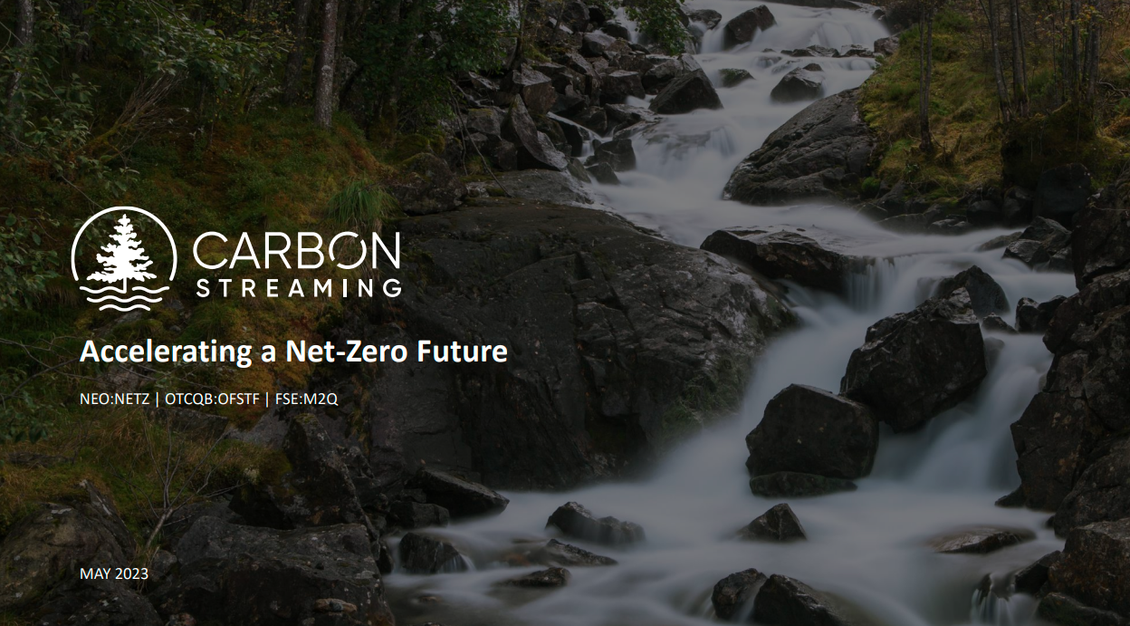 Carbon Streaming Corporation(xtsx:netz)